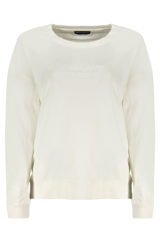 North Sails Women's Zipless Sweatshirt White