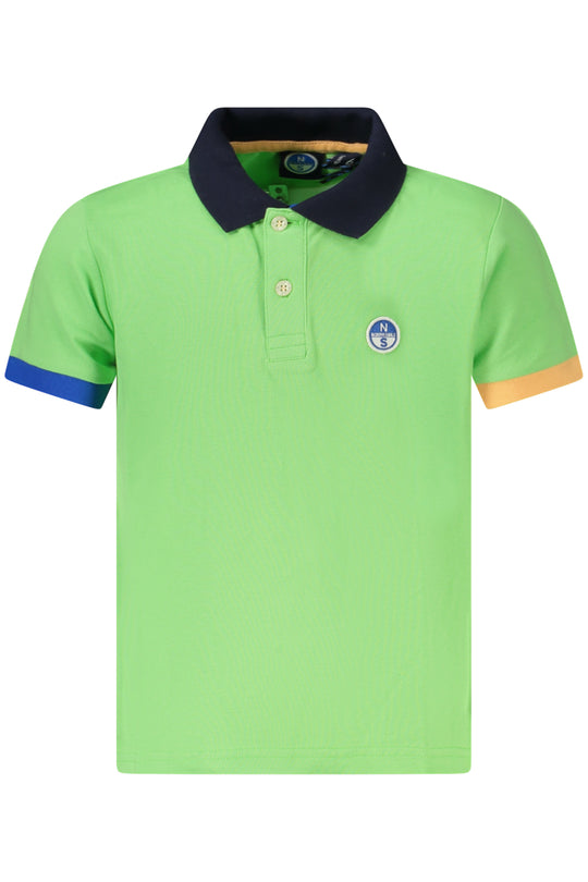North Sails Children's Short Sleeve Polo Green