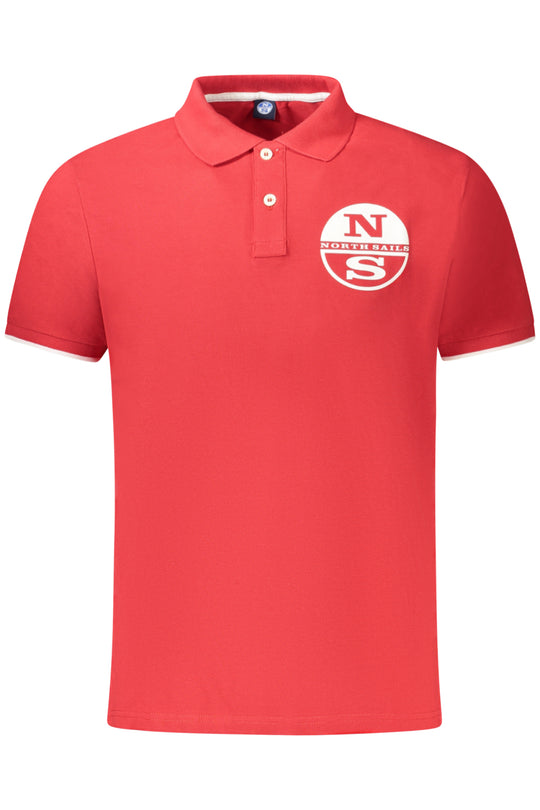 North Sails Men's Short Sleeve Polo Shirt Red