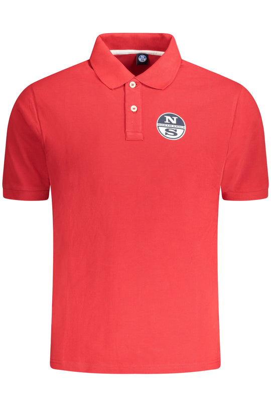 North Sails Men's Short Sleeve Polo Shirt Red
