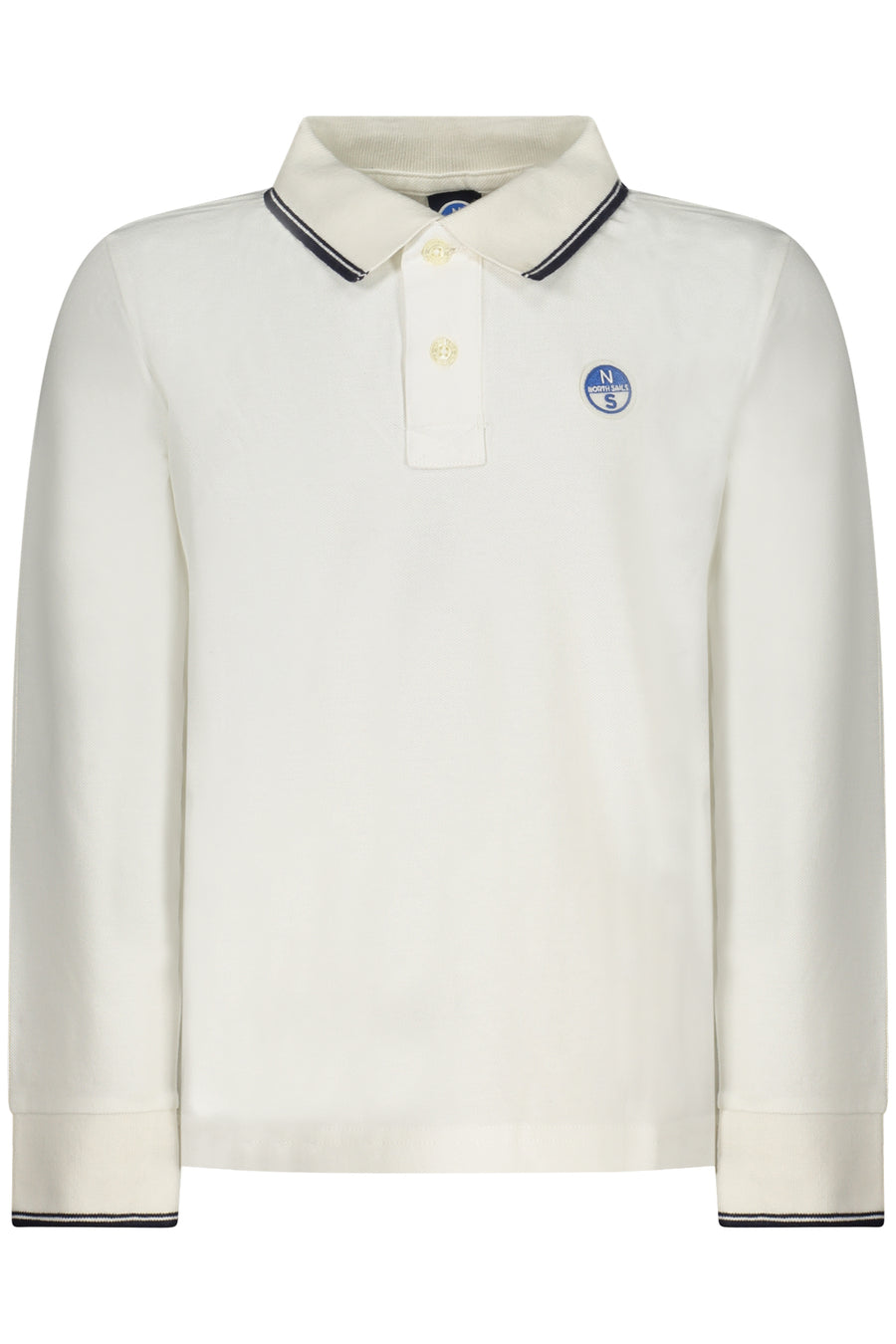 North Sails Long-Sleeved Polo Shirt for Kids, White