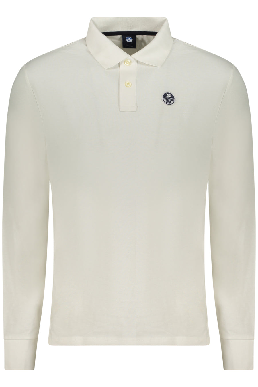 North Sails Men's Long-Sleeved Polo Shirt White