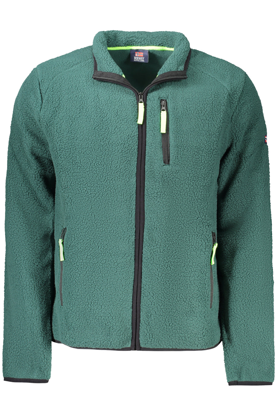 Norway 1963 Men's Green Zip-Up Sweatshirt