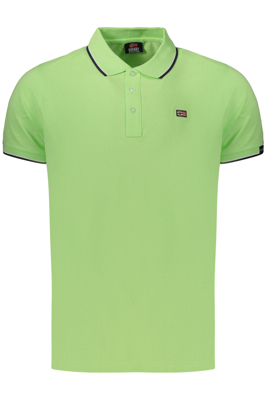 Norway 1963 Men's Short-Sleeved Polo Shirt, Green
