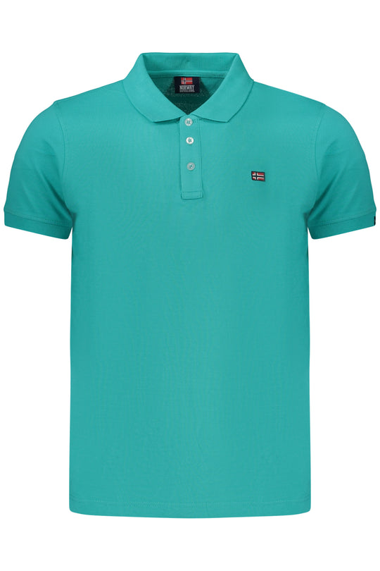 Norway 1963 Men's Short-Sleeved Polo Shirt, Green