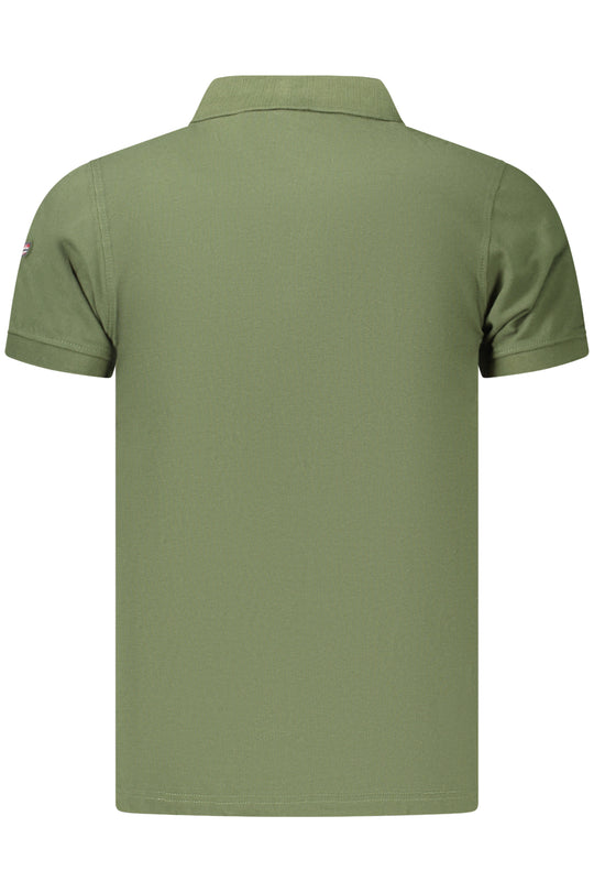 Norway 1963 Men's Short-Sleeved Polo Shirt, Green