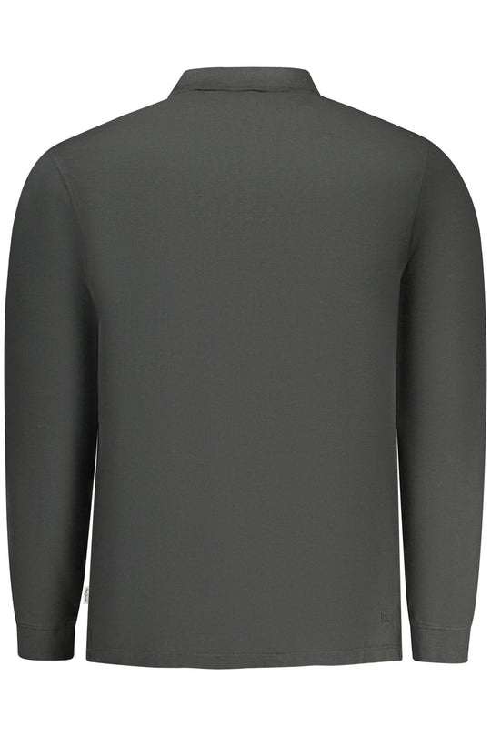 Pepe Jeans Men's Long-Sleeved Polo Shirt, Black