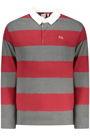 Pepe Jeans Men's Long-Sleeved Polo Shirt, Red