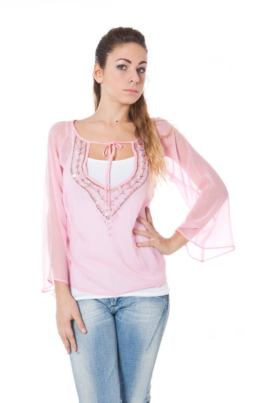 Phard Long Sleeve T-Shirt Women Pink
