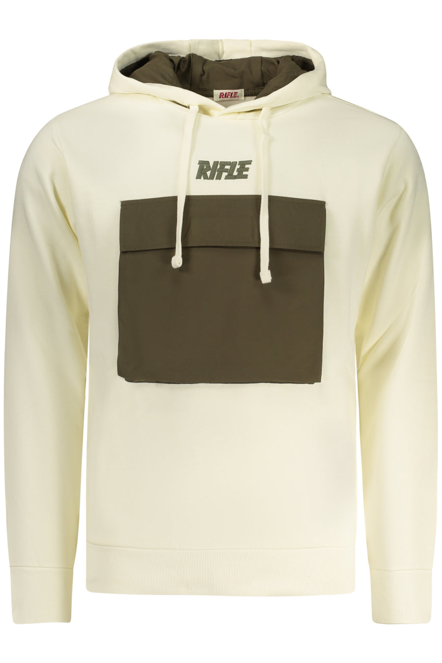Rifle Men's Zip-Up Sweatshirt White