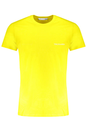 Trussardi Yellow Men's Short Sleeved T-Shirt