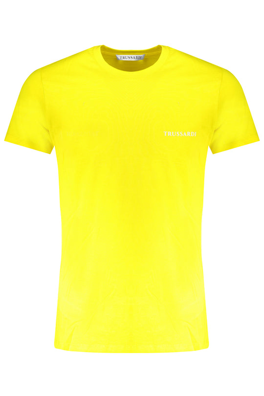 Trussardi Yellow Men's Short Sleeved T-Shirt