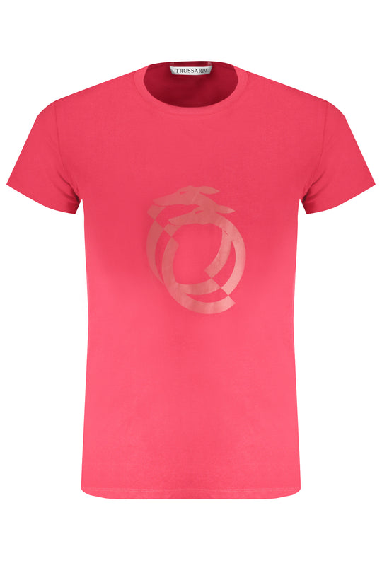 Trussardi Men's Short Sleeve T-Shirt Red