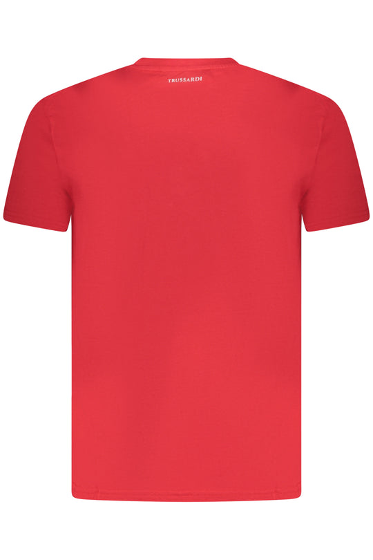 Trussardi Men's Short Sleeve T-Shirt Red