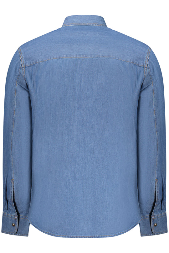U.S. Grand Us Grand Men's Blue Long-Sleeved Shirt