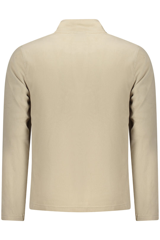 U.S. Grand Us Grand Men's Beige Zip-Up Sweatshirt