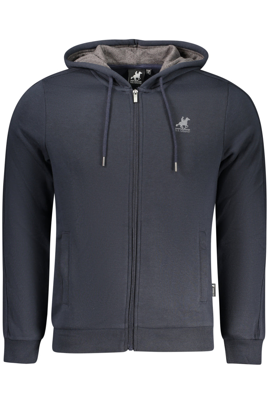 U.S. Grand Us Grand Men's Blue Zip-Up Sweatshirt