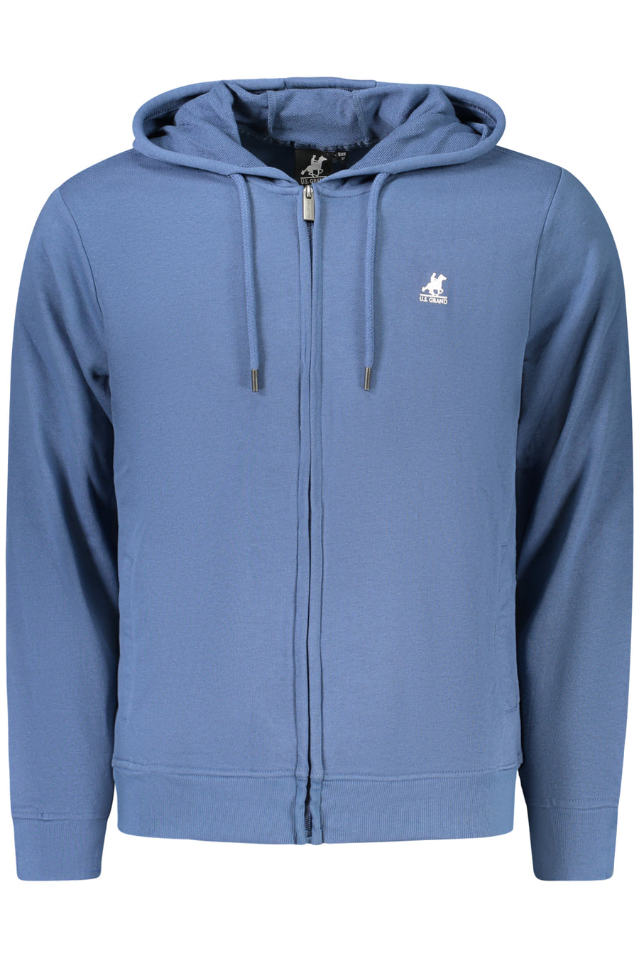 U.S. Grand Us Grand Men's Blue Zip-Up Sweatshirt