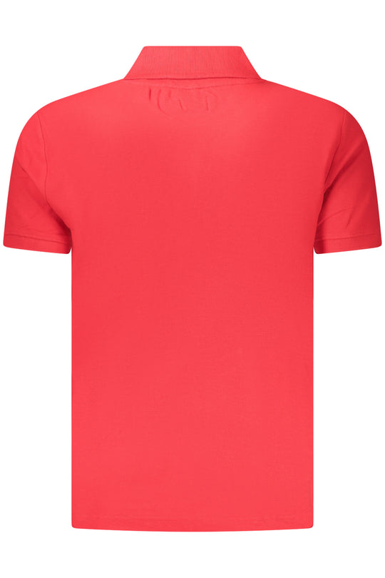 U.S. Grand Us Grand Men's Short-Sleeve Polo Shirt, Red