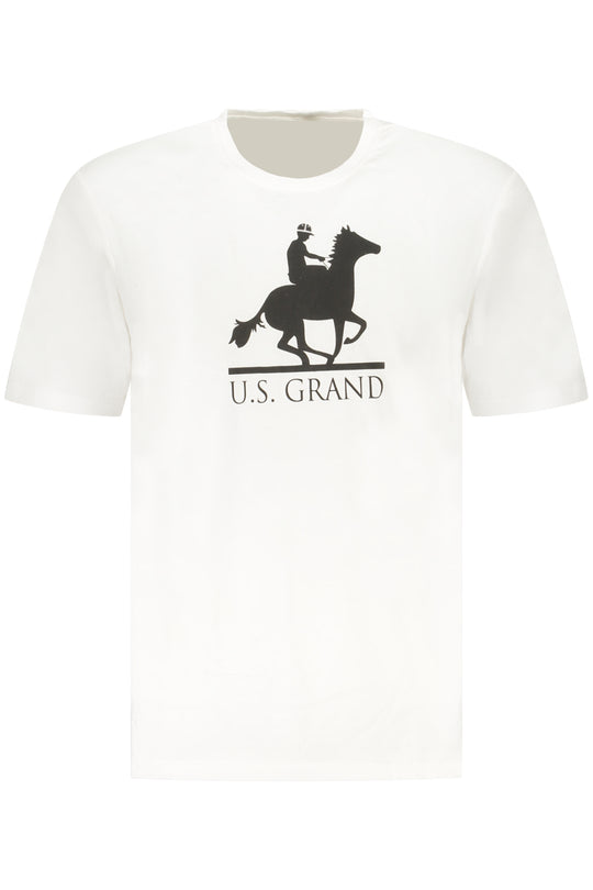 U.S. Grand Us Grand Men's Short-Sleeve T-Shirt White