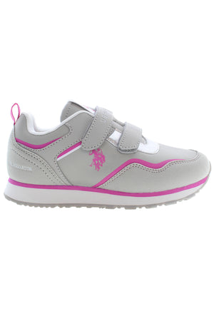 U.S. Polo Assn. Girls' Gray Sports Footwear