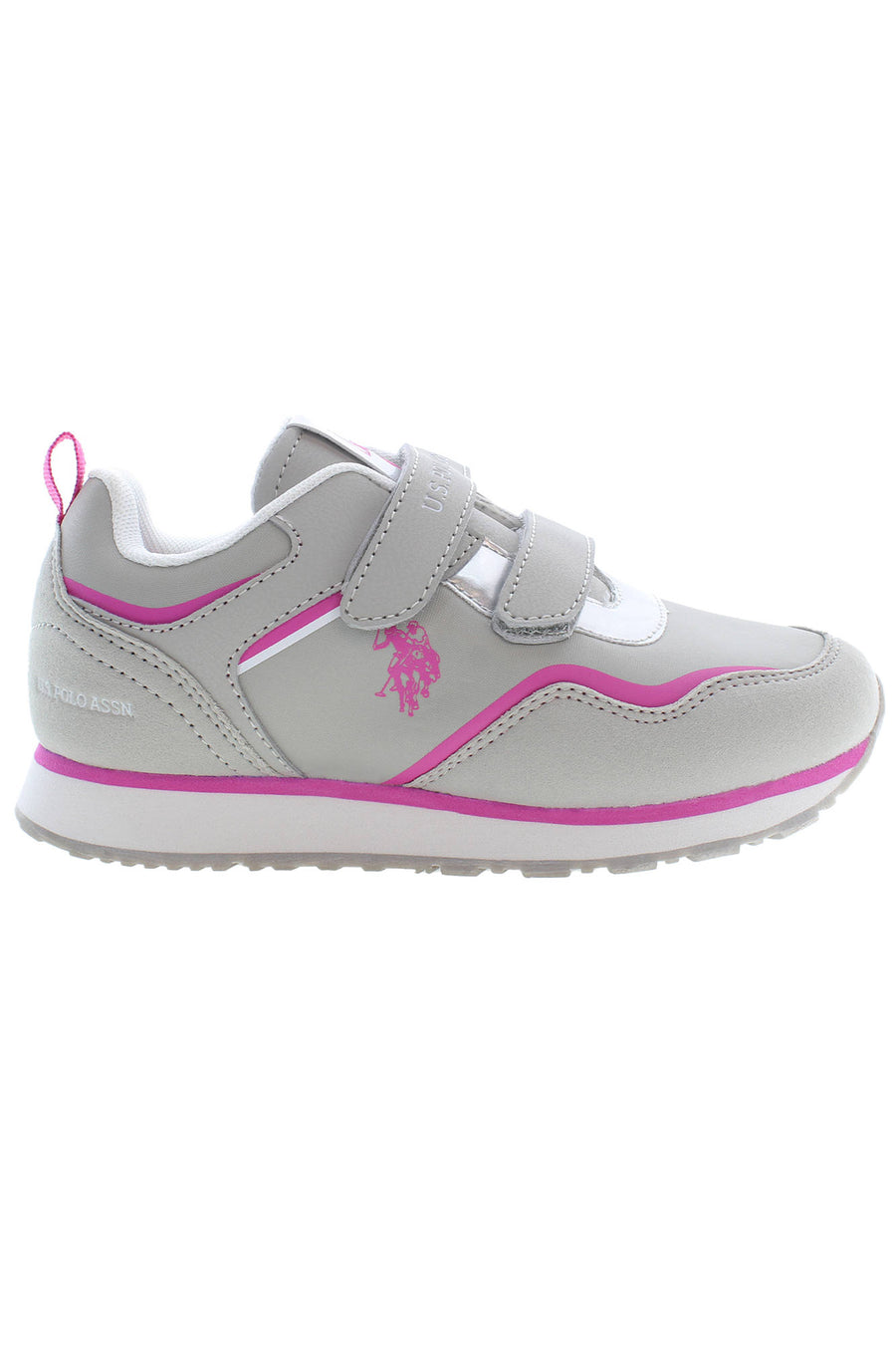 U.S. Polo Assn. Girls' Gray Sports Footwear