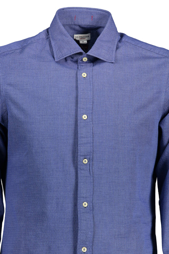 U.S. Polo Assn. Men's Blue Long-Sleeved Shirt